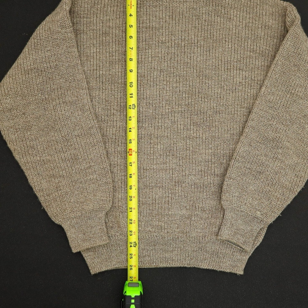 Vintage Gianfranco Ruffini Italy 3D Knit Grandpa Sweater Pattern Men's L 26Lx21W - Picture 8 of 9